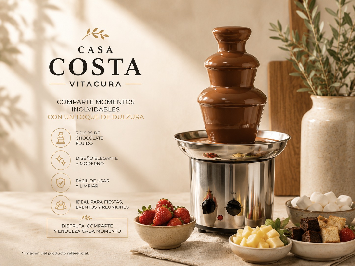 cascada de chocolate 